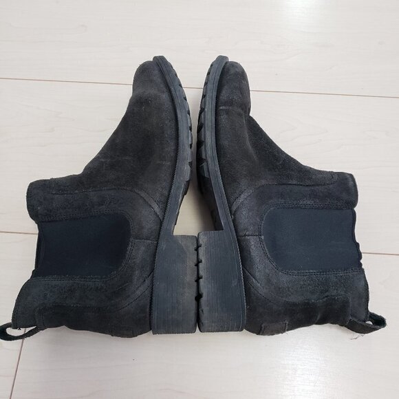Black Suede Ankle Boots - Picture 4 of 10